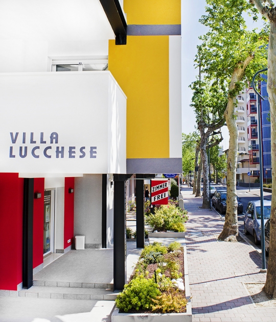 apartmán Lucchese se nachází v rezidenci s výtahem v Lignanu Sabbiarodu - Benátská riviéra